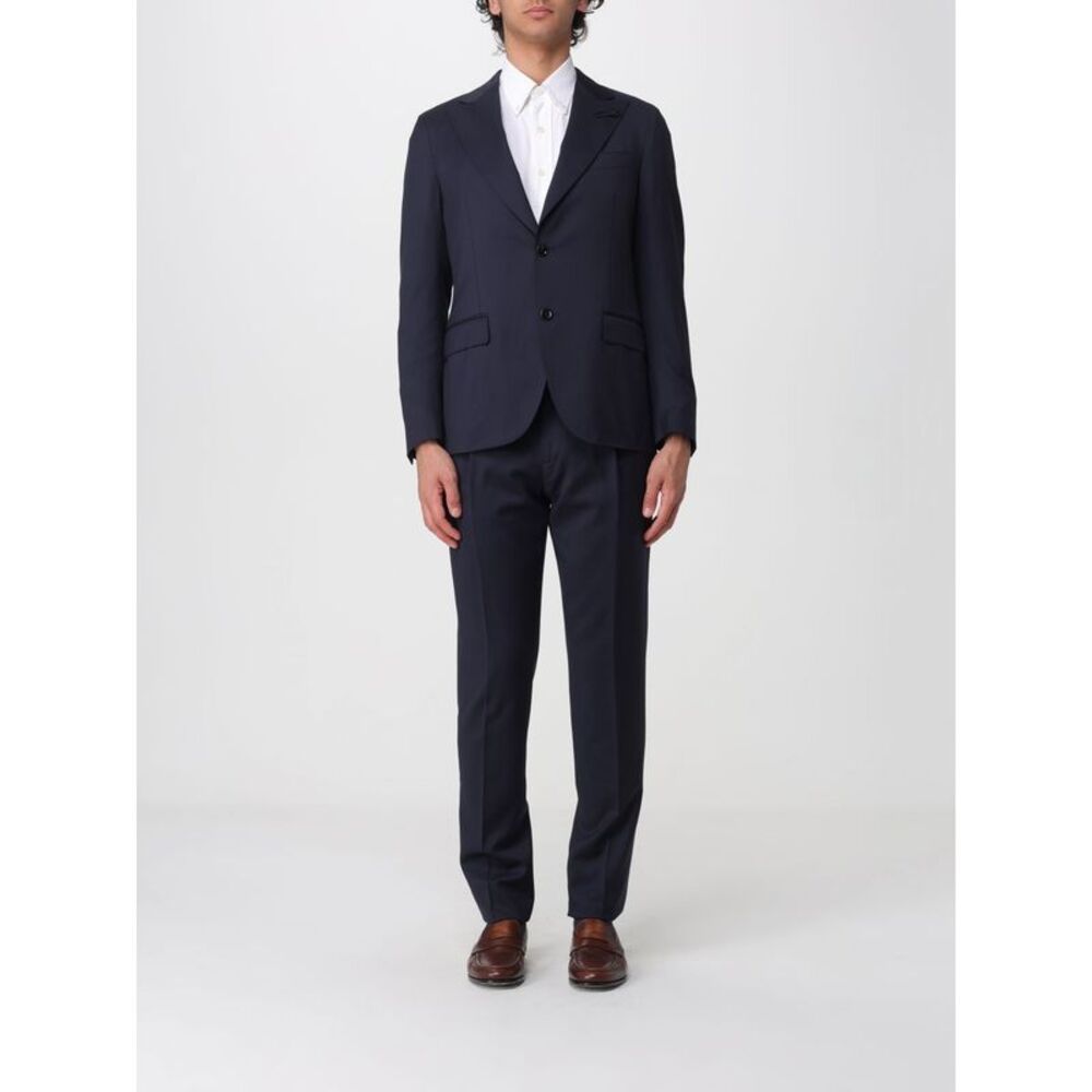 Lardini Men Lardini Virgin Wool Single-Breasted Suit